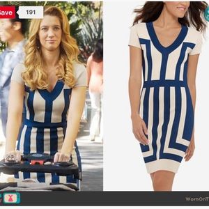 Power Knit Color Blocked Dress by Eva Longoria The Limited XS jane the virgin